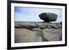 Balance Rock on the East Coast of Graham Island. it Is a Glacial Erratic from the Last Ice Age-Richard Wright-Framed Photographic Print