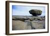 Balance Rock on the East Coast of Graham Island. it Is a Glacial Erratic from the Last Ice Age-Richard Wright-Framed Photographic Print