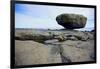 Balance Rock on the East Coast of Graham Island. it Is a Glacial Erratic from the Last Ice Age-Richard Wright-Framed Photographic Print