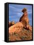 Balance Rock, Valley of Fire State Park, Nevada, USA-Charles Sleicher-Framed Stretched Canvas