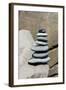 Balance, Stone Heap, Symbol-Catharina Lux-Framed Photographic Print