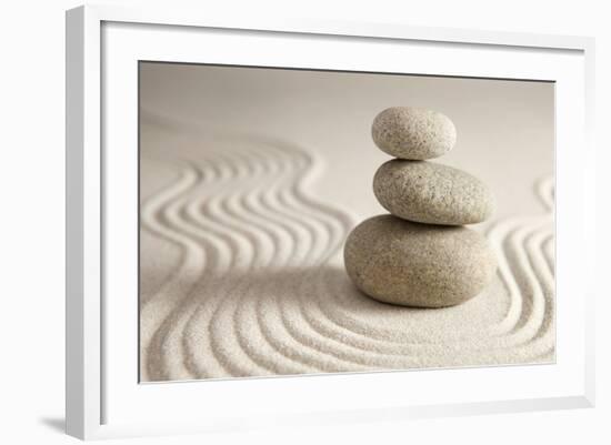 Balance-og-vision-Framed Art Print