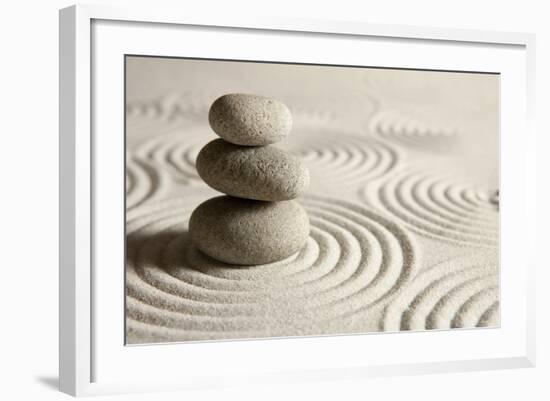 Balance-og-vision-Framed Art Print