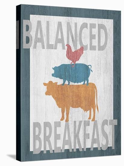 Balanced Breakfast One-Alicia Soave-Stretched Canvas