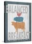 Balanced Breakfast One-Alicia Soave-Stretched Canvas