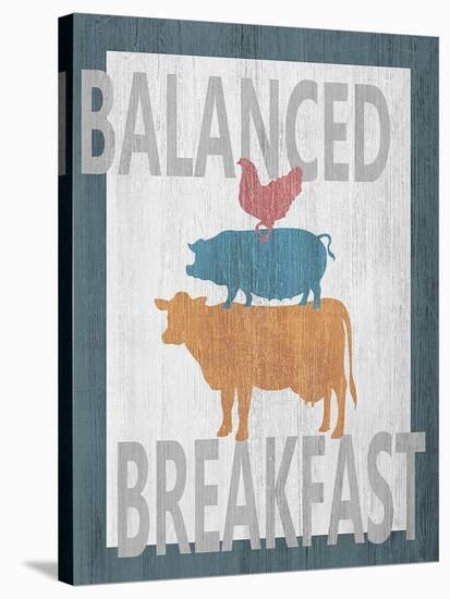 Balanced Breakfast One-Alicia Soave-Stretched Canvas