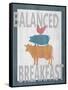 Balanced Breakfast One-Alicia Soave-Framed Stretched Canvas