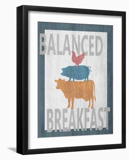 Balanced Breakfast One-Alicia Soave-Framed Art Print