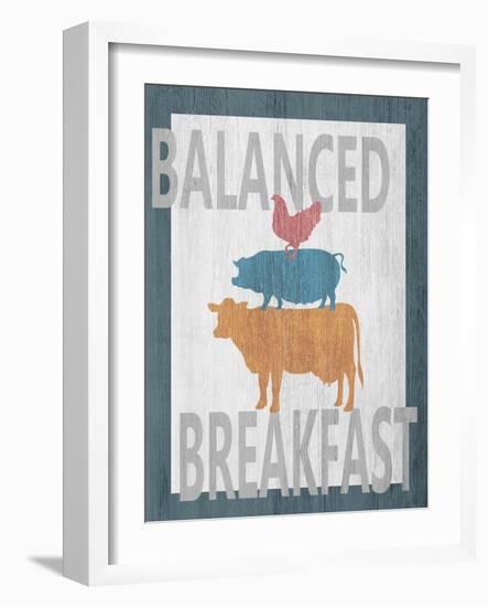 Balanced Breakfast One-Alicia Soave-Framed Art Print