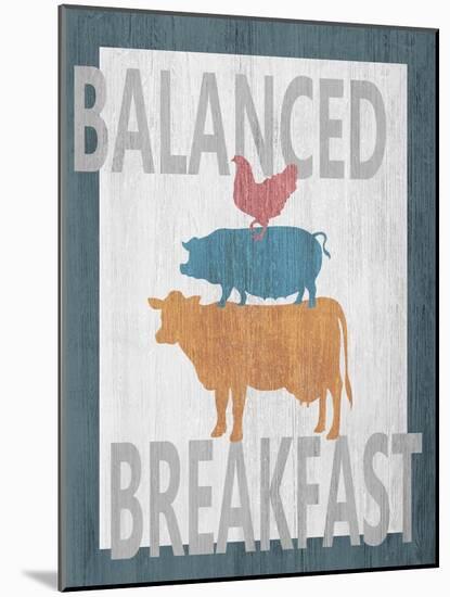 Balanced Breakfast One-Alicia Soave-Mounted Art Print