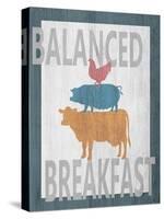 Balanced Breakfast One-Alicia Soave-Stretched Canvas