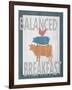 Balanced Breakfast One-Alicia Soave-Framed Art Print