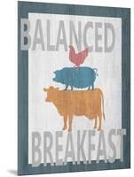 Balanced Breakfast One-Alicia Soave-Mounted Art Print