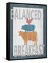 Balanced Breakfast One-Alicia Soave-Framed Stretched Canvas