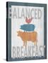 Balanced Breakfast One-Alicia Soave-Stretched Canvas