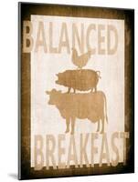 Balanced Breakfast Two-Alicia Soave-Mounted Art Print