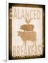 Balanced Breakfast Two-Alicia Soave-Framed Art Print