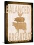 Balanced Breakfast Two-Alicia Soave-Stretched Canvas