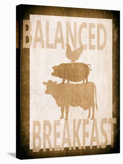 Balanced Breakfast Two-Alicia Soave-Stretched Canvas