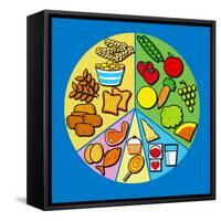 Balanced Diet-David Nicholls-Framed Stretched Canvas