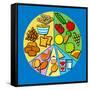 Balanced Diet-David Nicholls-Framed Stretched Canvas