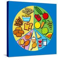 Balanced Diet-David Nicholls-Stretched Canvas