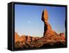 Balanced Rock, Arches National Park, Moab, Utah, United States of America (U.S.A.), North America-Lee Frost-Framed Stretched Canvas