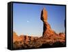 Balanced Rock, Arches National Park, Moab, Utah, United States of America (U.S.A.), North America-Lee Frost-Framed Stretched Canvas