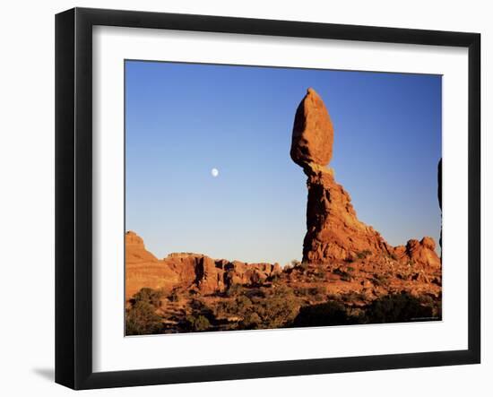 Balanced Rock, Arches National Park, Moab, Utah, United States of America (U.S.A.), North America-Lee Frost-Framed Premium Photographic Print