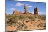 Balanced Rock, Arches National Park, Utah, United States of America, North America-Gary Cook-Mounted Photographic Print