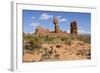 Balanced Rock, Arches National Park, Utah, United States of America, North America-Gary Cook-Framed Photographic Print