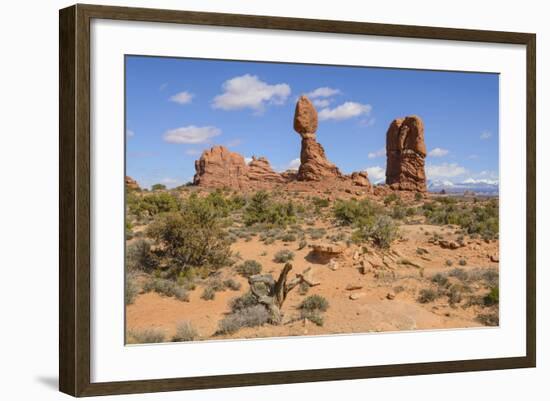 Balanced Rock, Arches National Park, Utah, United States of America, North America-Gary Cook-Framed Photographic Print