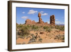 Balanced Rock, Arches National Park, Utah, United States of America, North America-Gary Cook-Framed Photographic Print