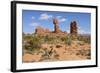 Balanced Rock, Arches National Park, Utah, United States of America, North America-Gary Cook-Framed Photographic Print