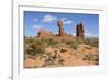 Balanced Rock, Arches National Park, Utah, United States of America, North America-Gary Cook-Framed Photographic Print