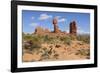 Balanced Rock, Arches National Park, Utah, United States of America, North America-Gary Cook-Framed Photographic Print