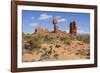 Balanced Rock, Arches National Park, Utah, United States of America, North America-Gary Cook-Framed Photographic Print