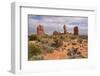 Balanced Rock, Arches National Park, Utah, United States of America, North America-Gary Cook-Framed Photographic Print