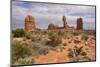 Balanced Rock, Arches National Park, Utah, United States of America, North America-Gary Cook-Mounted Photographic Print