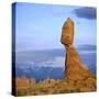 Balanced Rock, Arches National Park, Utah, USA-Tony Gervis-Stretched Canvas