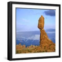 Balanced Rock, Arches National Park, Utah, USA-Tony Gervis-Framed Photographic Print