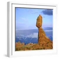 Balanced Rock, Arches National Park, Utah, USA-Tony Gervis-Framed Photographic Print