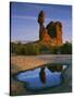 Balanced Rock, Arches National Park, Utah, USA-Charles Gurche-Stretched Canvas