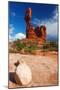 Balanced Rock, Arches National Park, Utah-Geraint Tellem-Mounted Photographic Print