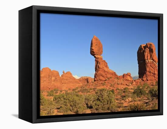 Balanced Rock, Arches National Park-Stuart Westmorland-Framed Stretched Canvas