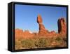 Balanced Rock, Arches National Park-Stuart Westmorland-Framed Stretched Canvas