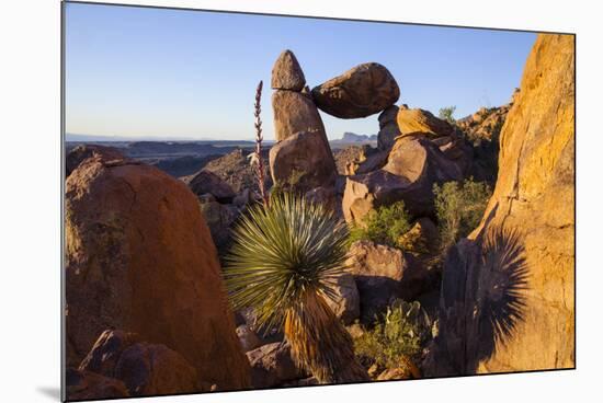 Balanced Rock, Big Bend National Park, Texas-Larry Ditto-Mounted Photographic Print