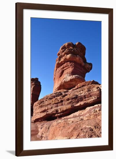 Balanced Rock Formation-Georgia Evans-Framed Photographic Print