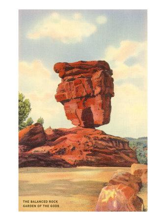 'Balanced Rock, Garden of the Gods, Colorado' Posters | AllPosters.com