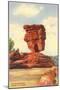 Balanced Rock, Garden of the Gods, Colorado-null-Mounted Art Print